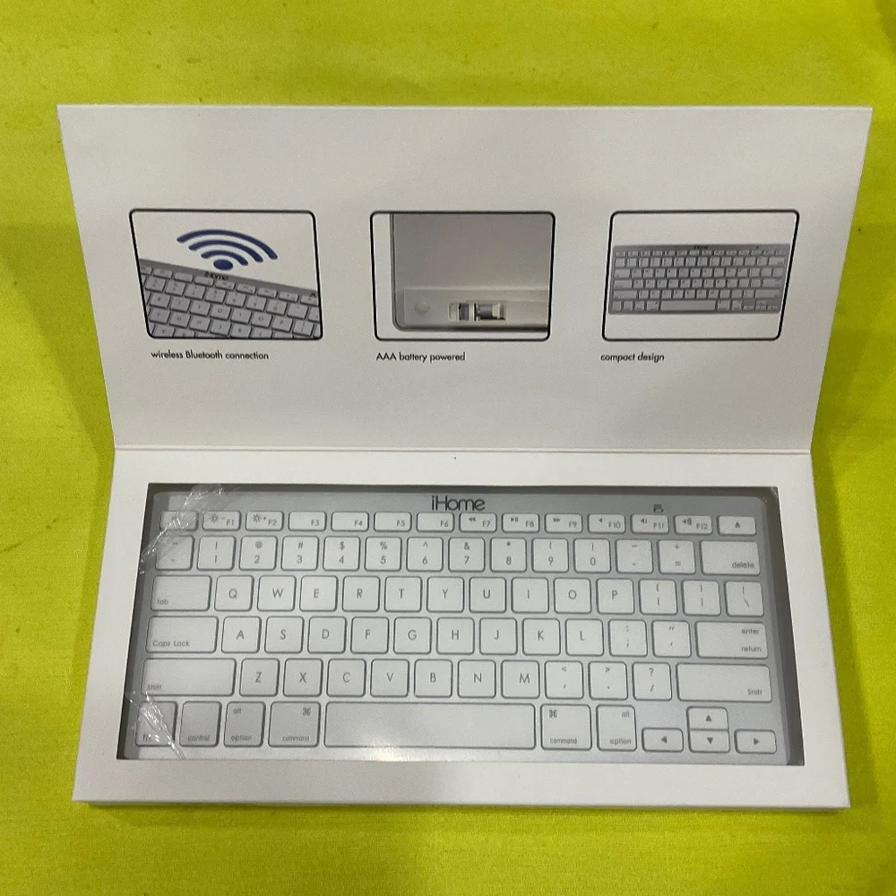 BRAND NEW - SEALED BOX - iHome Bluetooth Keyboard for Bluetooth enabled devices